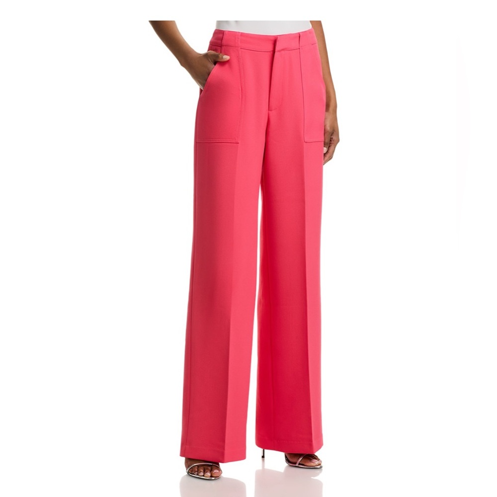 Aqua Coral Wide-Leg Women's Pants